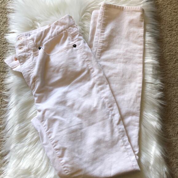 J. Crew | White Toothpick Corduroys Size 27 - Picture 1 of 5